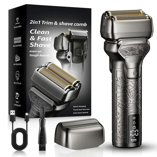 2-in-1 Shaver and Trimmer